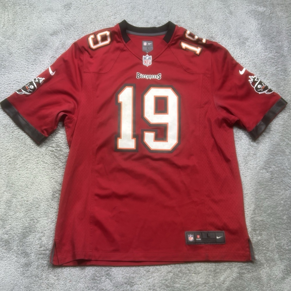 Nike Tampa Bay‎ Buccaneers #19 Mike Williams Jersey Mens L Red On Field NFL